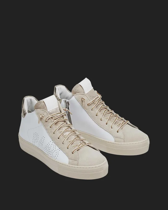 Women Low Tops P448 Thea Mid Champagne