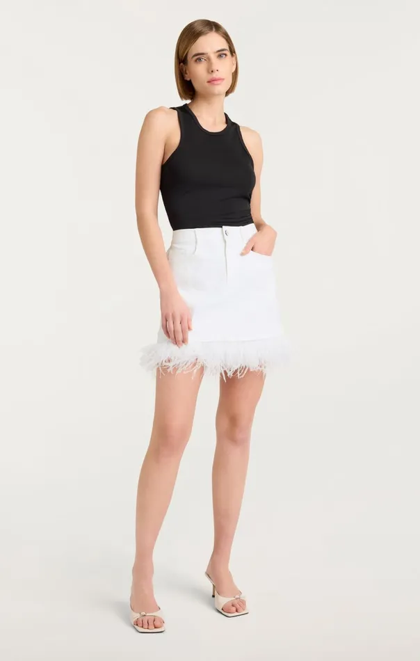Women Luca Skirt White Cinq Sept Skirts