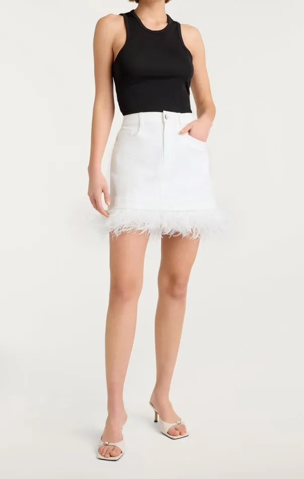 Women Luca Skirt White Cinq Sept Skirts
