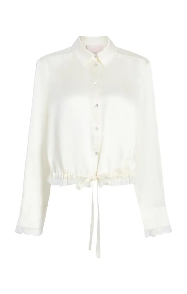 Women Mabyn Top Ivory Cinq Sept Long Sleeve Tops