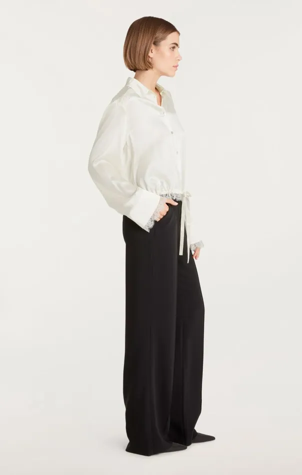 Women Mabyn Top Ivory Cinq Sept Long Sleeve Tops