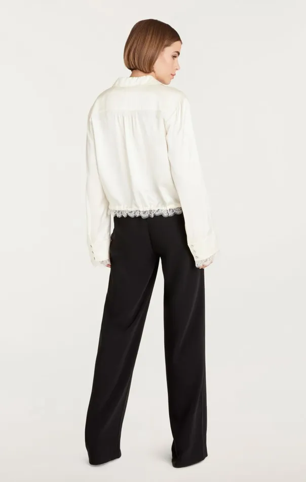 Women Mabyn Top Ivory Cinq Sept Long Sleeve Tops