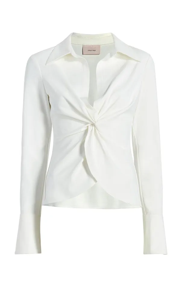 Women Mckenna Top Ivory Cinq Sept Long Sleeve Tops