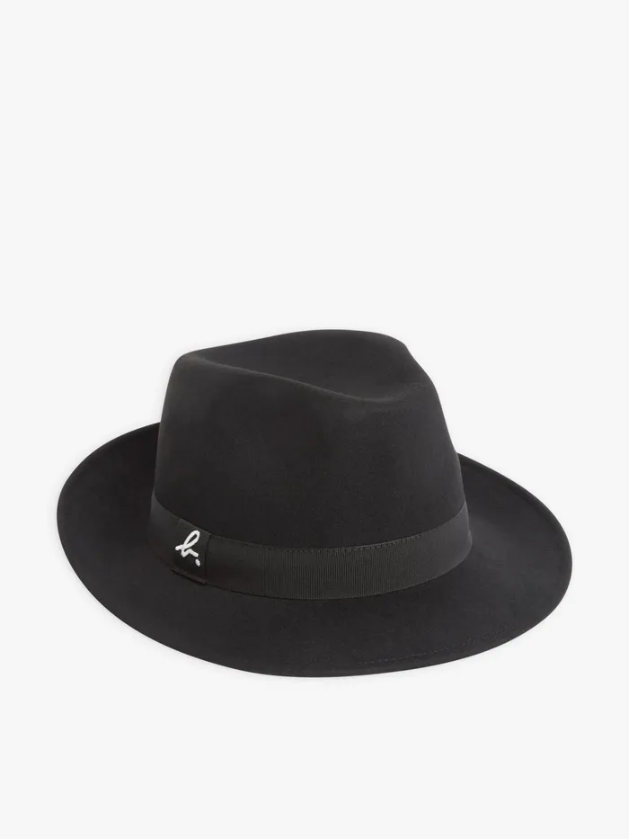 WomenMen Agns B Caps and Hats Black Gianni B Hat