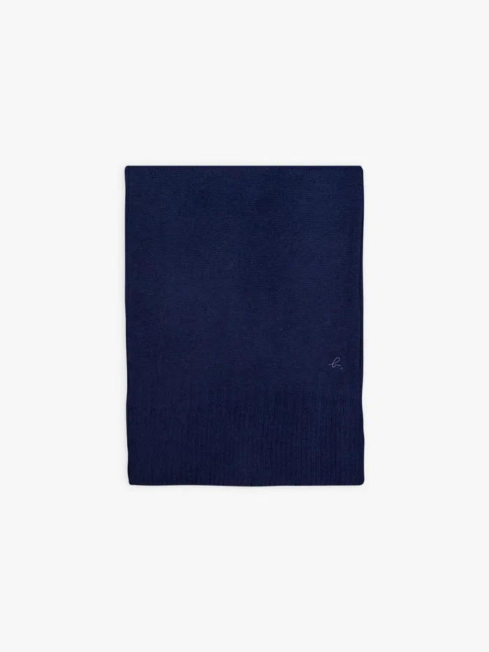WomenMen Agns B Scarves Blue Nelio Unisex Cashmere Scarf