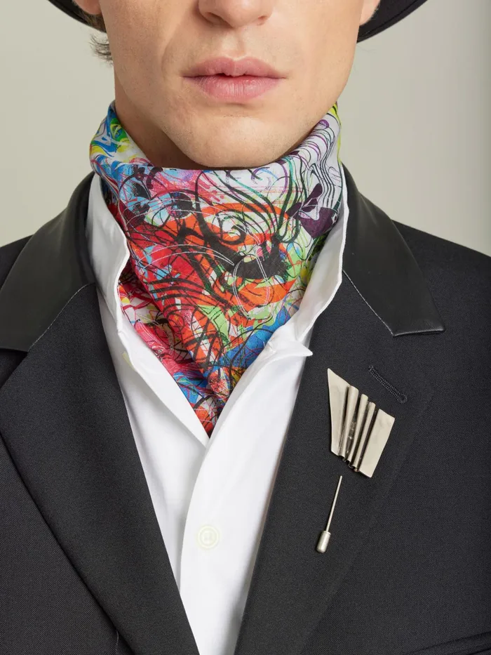 WomenMen Agns B Scarves Cotton Bandana Artist Ryan McGinness