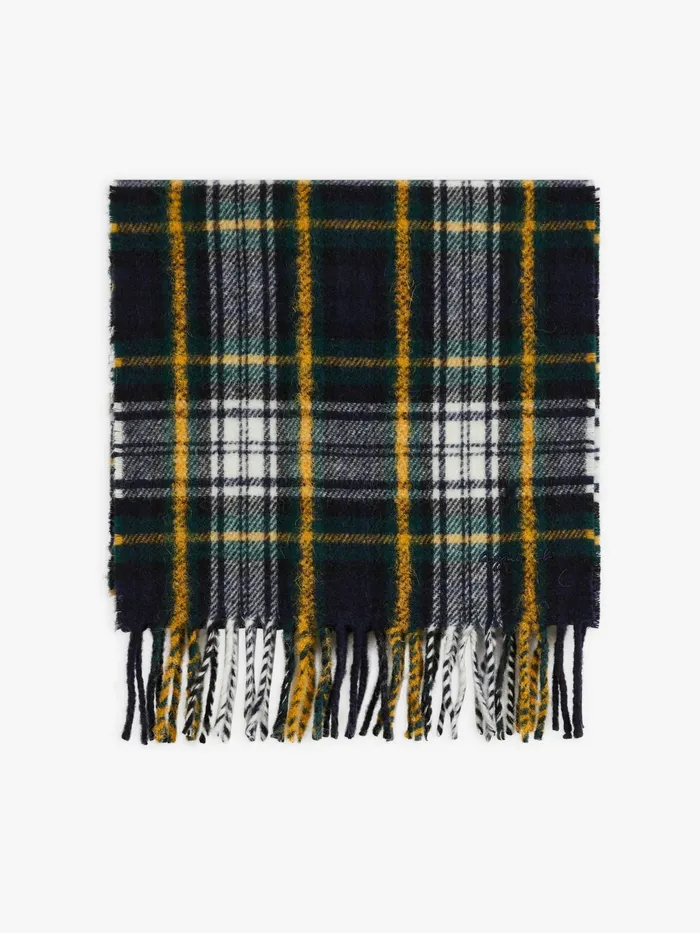 WomenMen Agns B Scarves Green Wool Liverpool Scarf