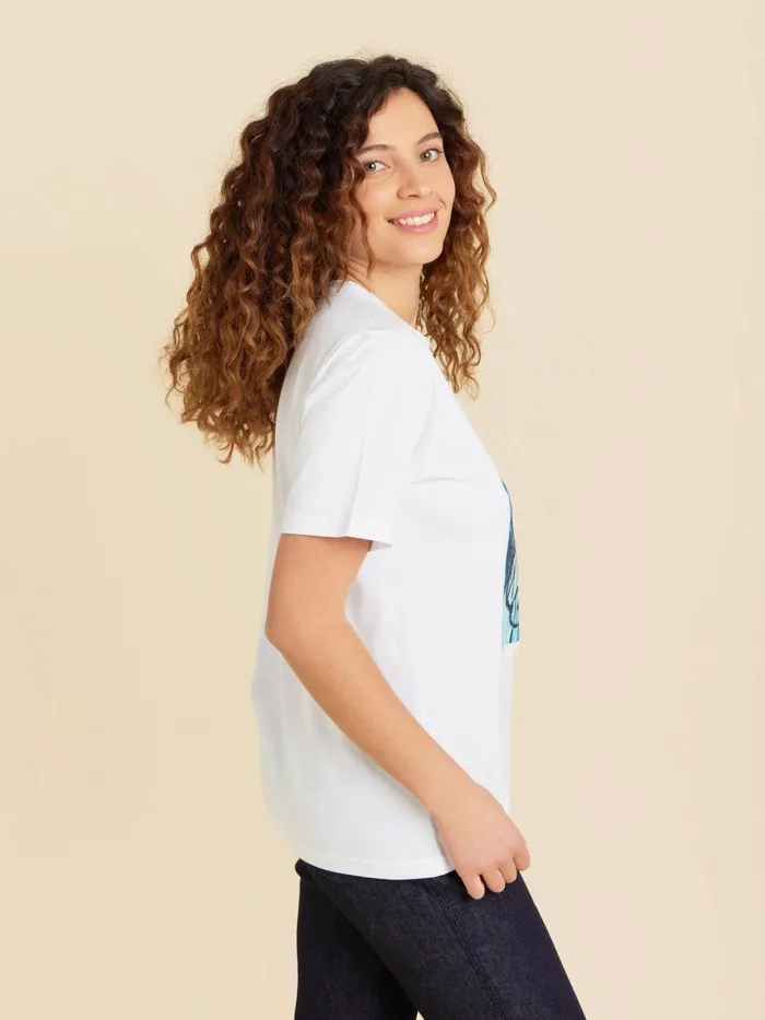 WomenMen Agns B Tshirts and Tank Tops White Le Mixte Tshirt Artist Mathieus Mestio