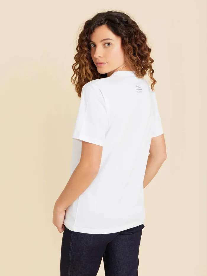 WomenMen Agns B Tshirts and Tank Tops White Le Mixte Tshirt Artist Mathieus Mestio