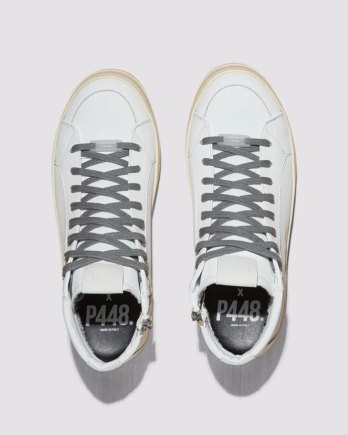 WomenMen High Tops P448 Skate Recycled White