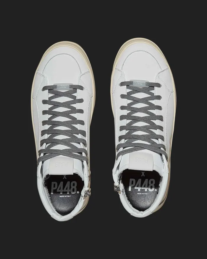 WomenMen High Tops P448 Skate Recycled White WomenMen High Tops P448 Skate Recycled White