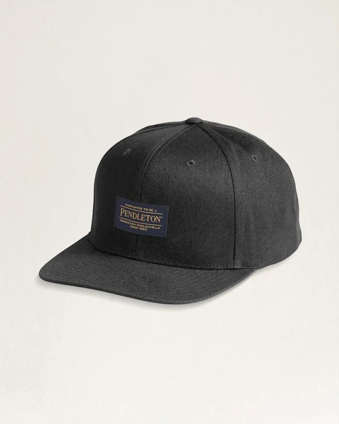 WomenMen LOGO FLAT BRIM HAT Black Pendleton Hats