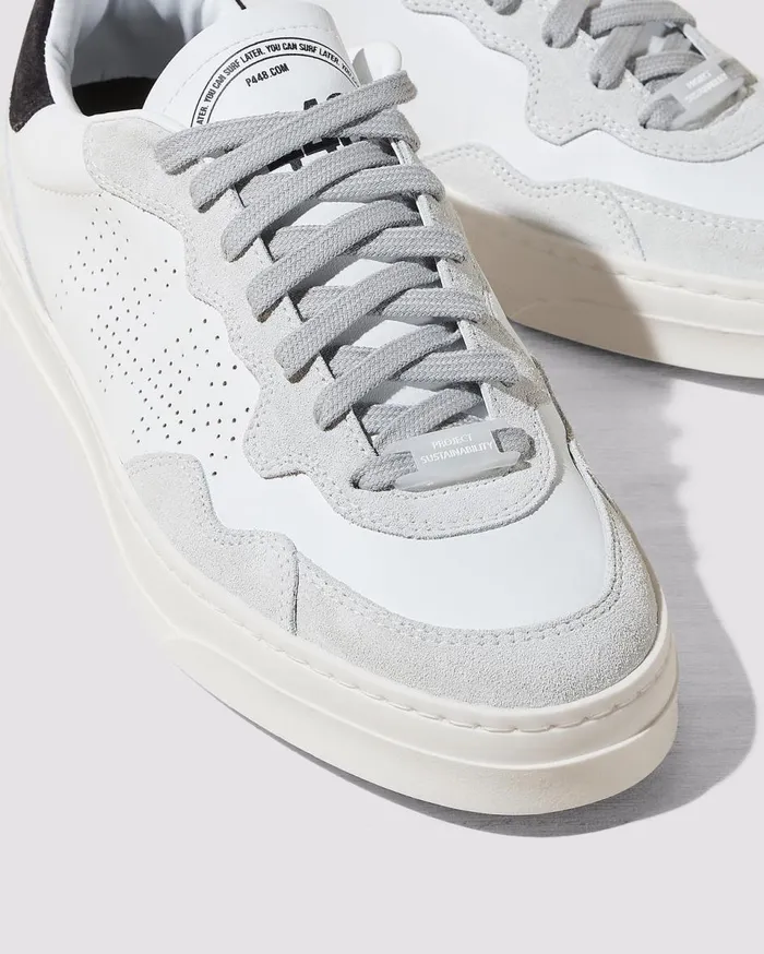 WomenMen Low Tops P448 Bali Recycled WhiteBlack