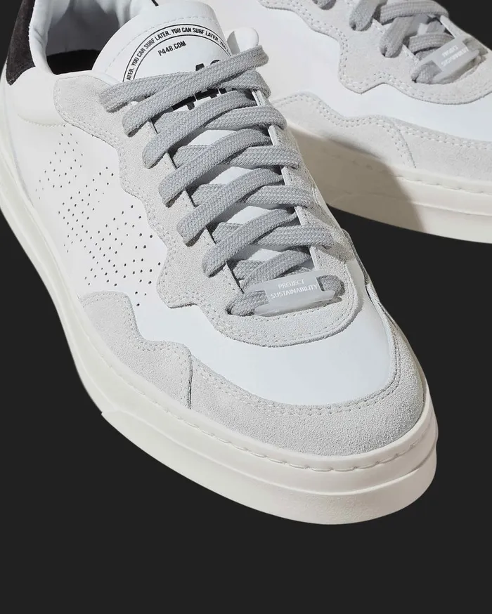 WomenMen Low Tops P448 Bali Recycled WhiteBlack