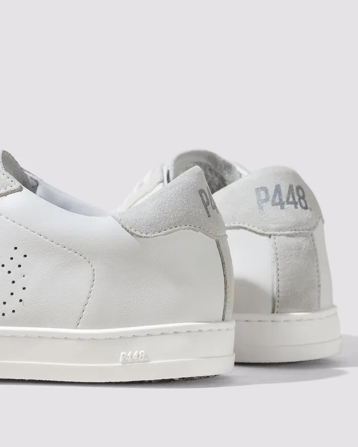 WomenMen Low Tops P448 John Recycled White
