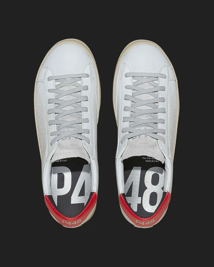 WomenMen Low Tops P448 John WhiteRed