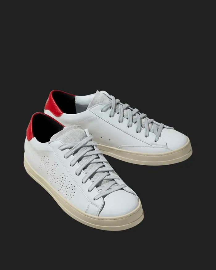 WomenMen Low Tops P448 John WhiteRed