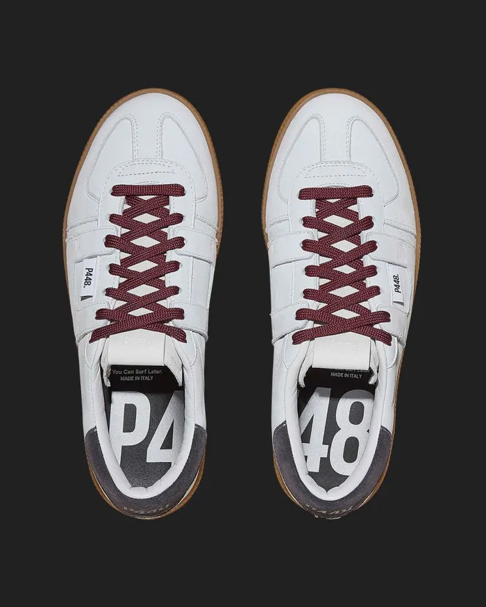 WomenMen Low Tops P448 Monza WhiteRetro