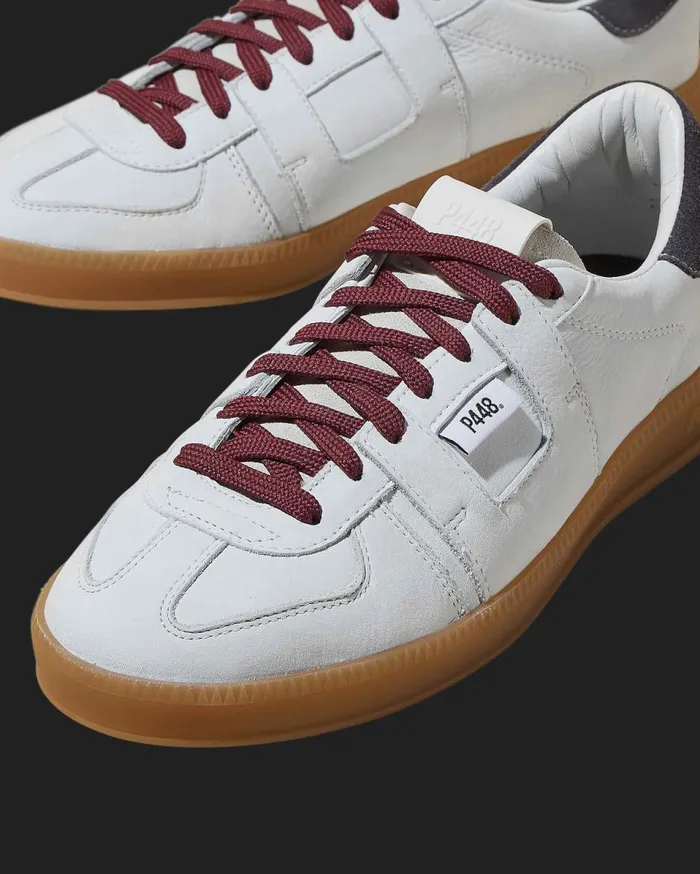 WomenMen Low Tops P448 Monza WhiteRetro