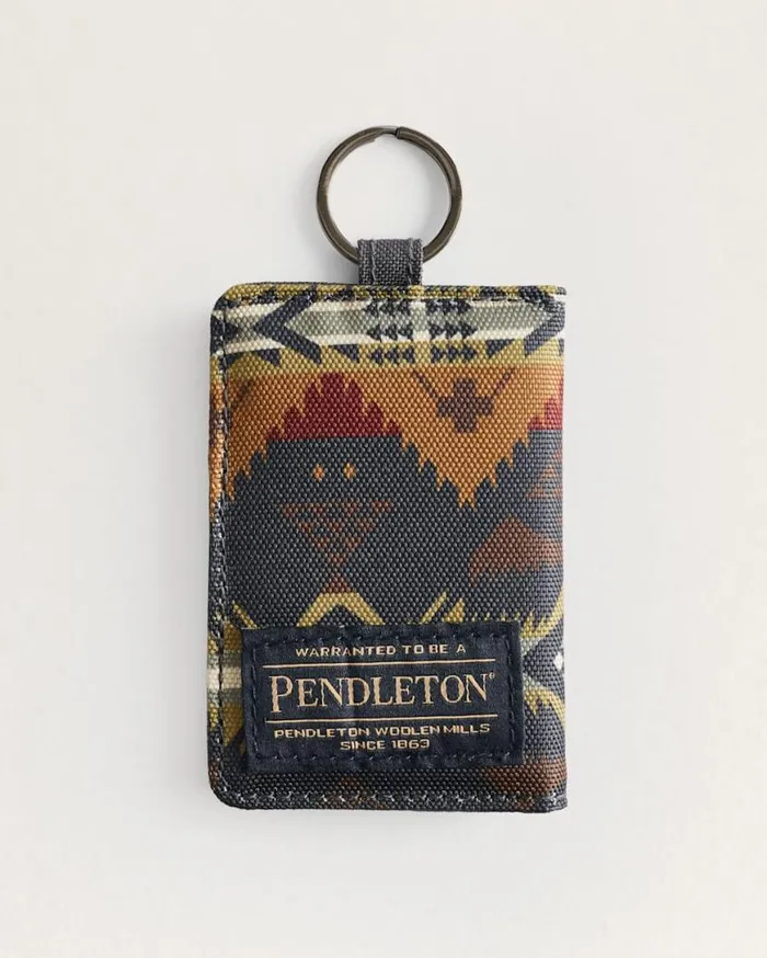 WomenMen NEHALEM ADVENTURE KEY RING WALLET Grey Pendleton Wallets and Handbags