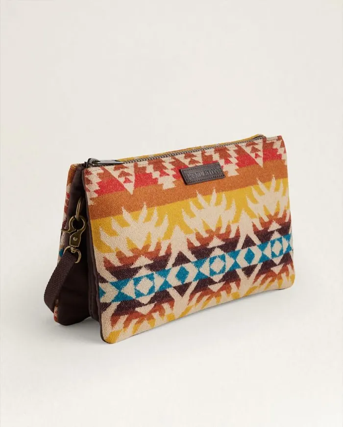 WomenMen PASCO LARGE THREE POCKET KEEPER Sunset Multi Pendleton Wallets and Handbags