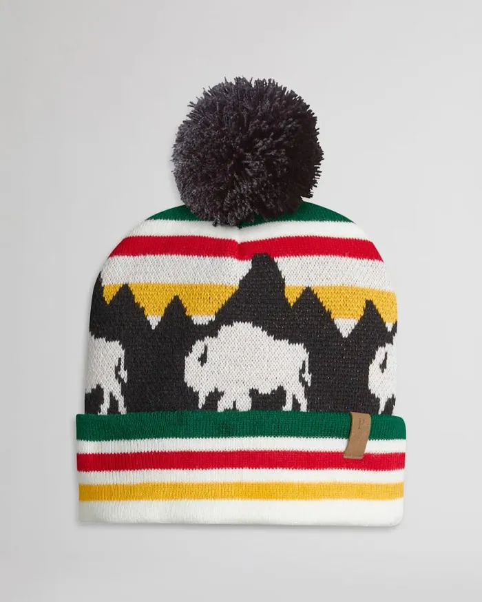 WomenMen RETRO BEANIE Buffalo Pendleton Hats