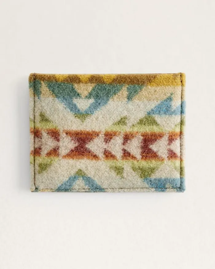 WomenMen SOLSTICE CANYON WOOLLEATHER SLIM WALLET Brown Multi Pendleton Wallets and Handbags
