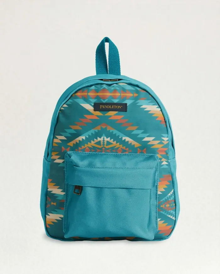 WomenMen SUMMERLAND BRIGHT CANOPY CANVAS MINI BACKPACK Turquoise Pendleton Backpacks and Messenger Bags WomenMen SUMMERLAND BRIGHT CANOPY CANVAS MINI BACKPACK Turquoise Pendleton Backpacks and Messenger Bags