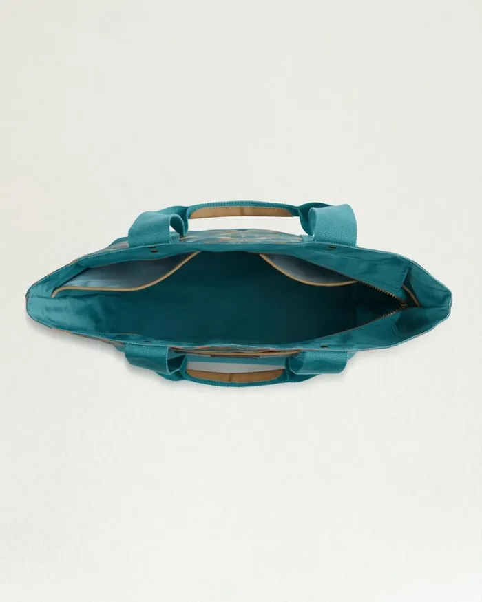 WomenMen SUMMERLAND BRIGHT CANOPY CANVAS TOTE Turquoise Pendleton Totes