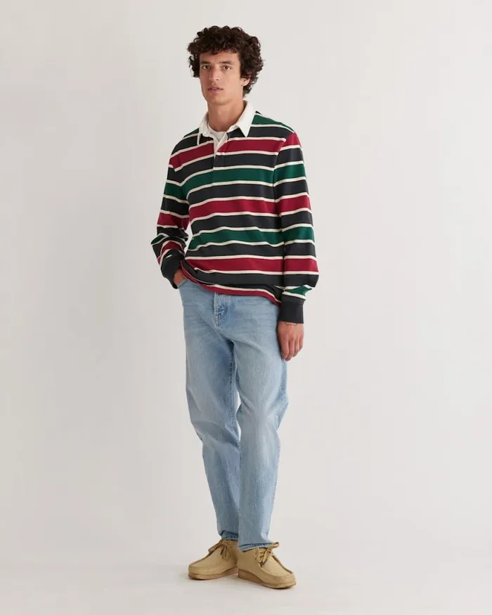 WomenMen UNISEX DECKER RUGBY STRIPE SHIRT Rainier Stripe Pendleton Tees and Sweatshirts