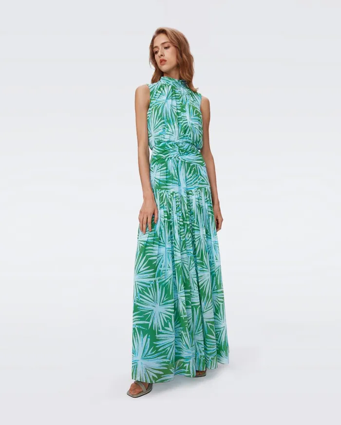 Women Menon Dress Sea Holly Green DVF Dresses