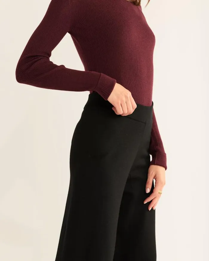Women MERINO KNIT PANTS Camel Heather Pendleton Pants and Shorts