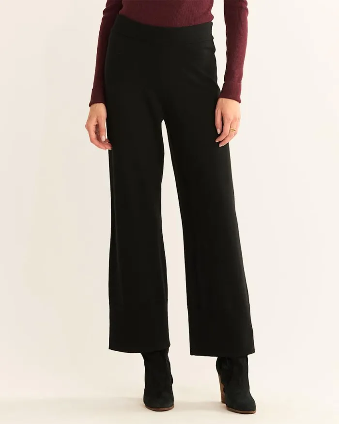 Women MERINO KNIT PANTS Camel Heather Pendleton Pants and Shorts
