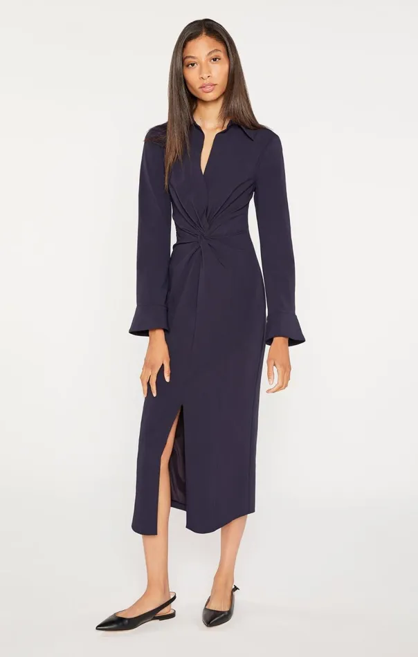 Women Midi Mckenna Dress Navy Cinq Sept Midi