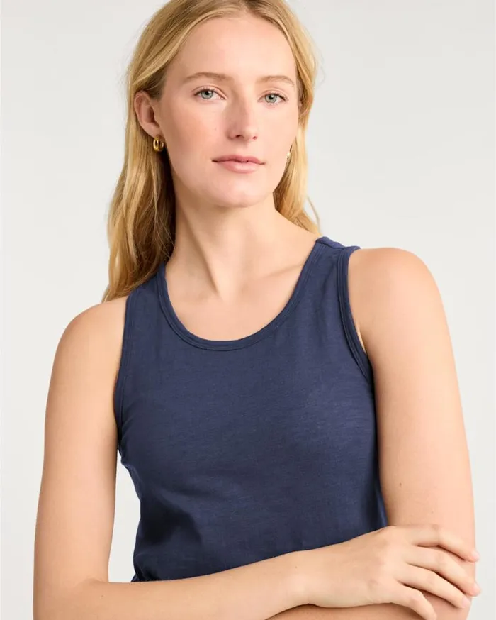 Women MIDI TANK DRESS Navy Pendleton Skirts and Dresses