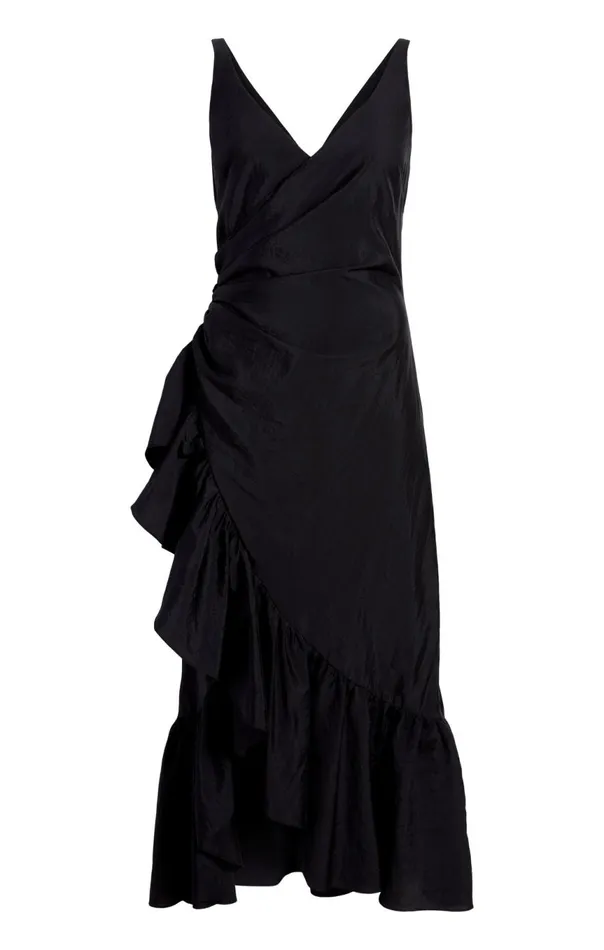 Women Mimi Dress Black Cinq Sept Midi