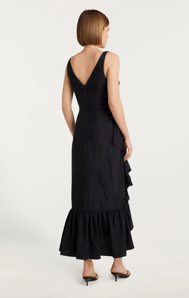 Women Mimi Dress Black Cinq Sept Midi