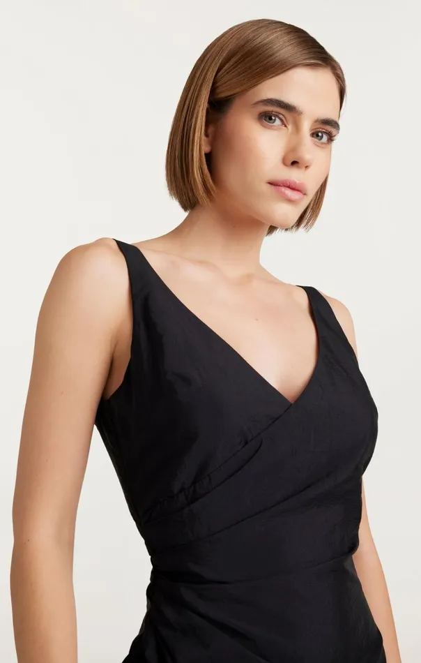 Women Mimi Dress Black Cinq Sept Midi