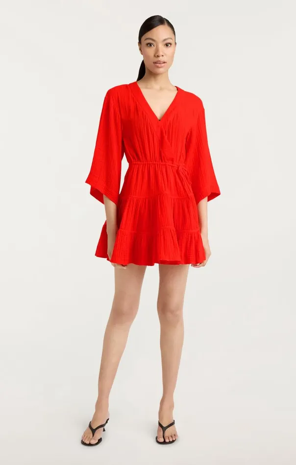Women Mini Torey Dress Bisou Cinq Sept Coverups
