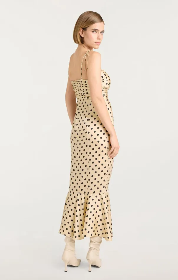 Women Mireya Dress Gardeniablack Cinq Sept Cocktail and Evening