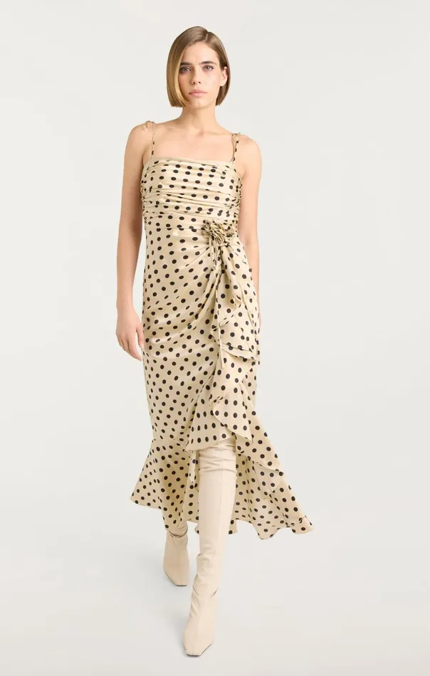 Women Mireya Dress Gardeniablack Cinq Sept Cocktail and Evening