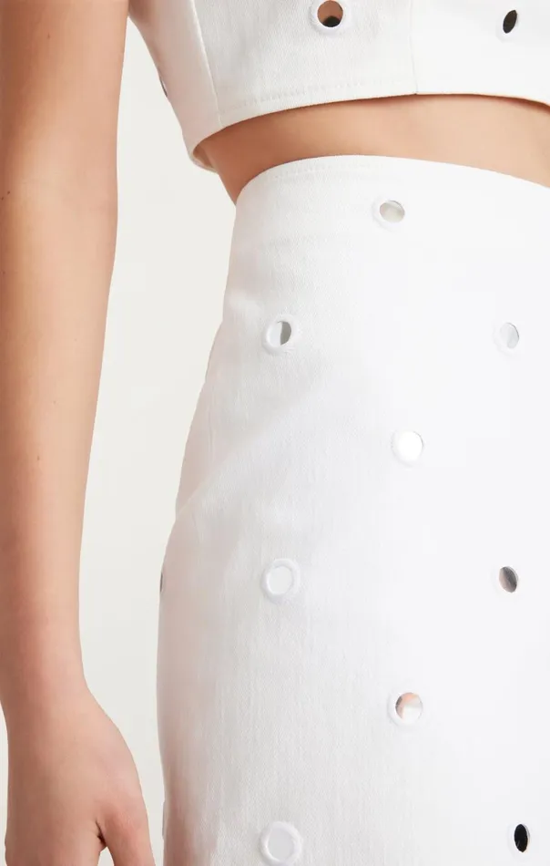 Women Mirror Denim Doris Skirt Whitewhite Cinq Sept Skirts