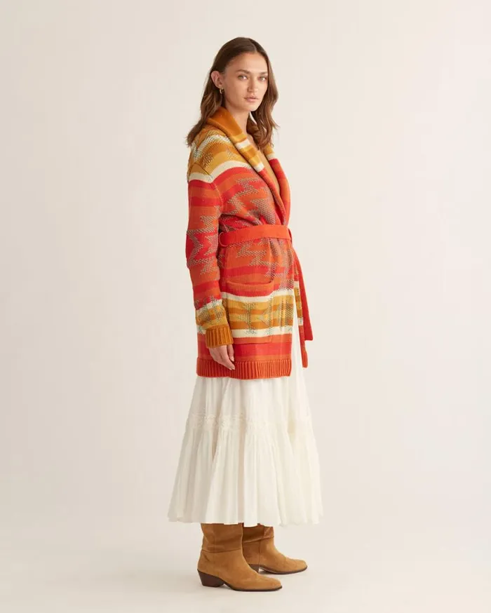 Women MONTEREY BELTED CARDIGAN Redaqua Multi Pendleton Sweaters