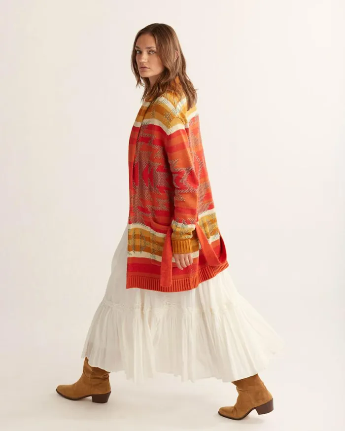 Women MONTEREY BELTED CARDIGAN Redaqua Multi Pendleton Sweaters