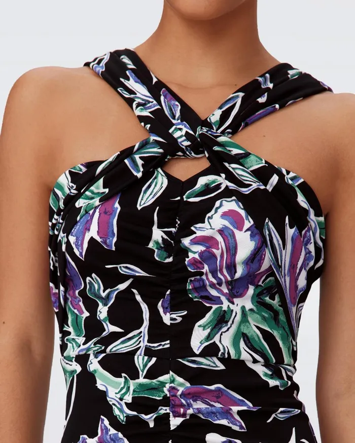 Women Neely Dress Huge Tulip Fields Violet DVF Dresses