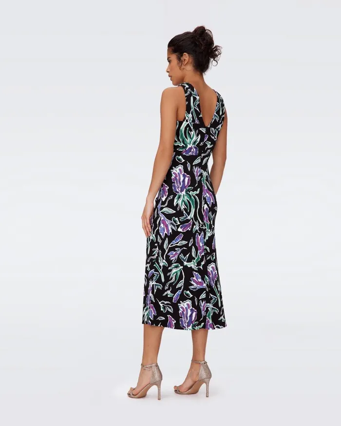 Women Neely Dress Huge Tulip Fields Violet DVF Dresses