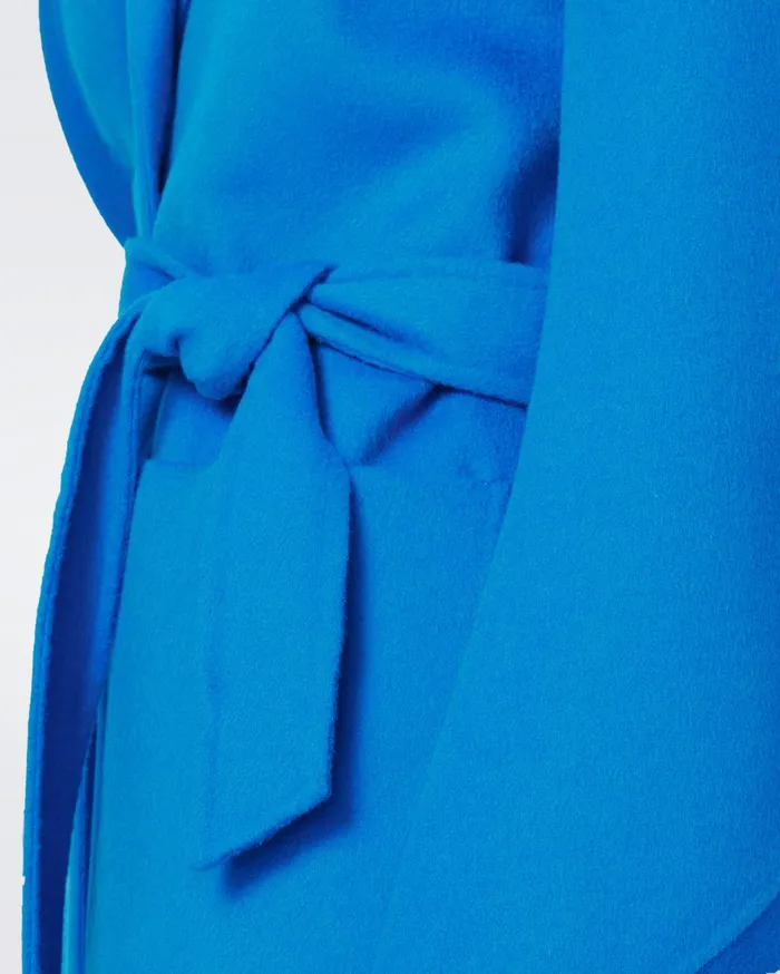 Women Nene Wool Coat Bright Blue DVF Jackets and Coats