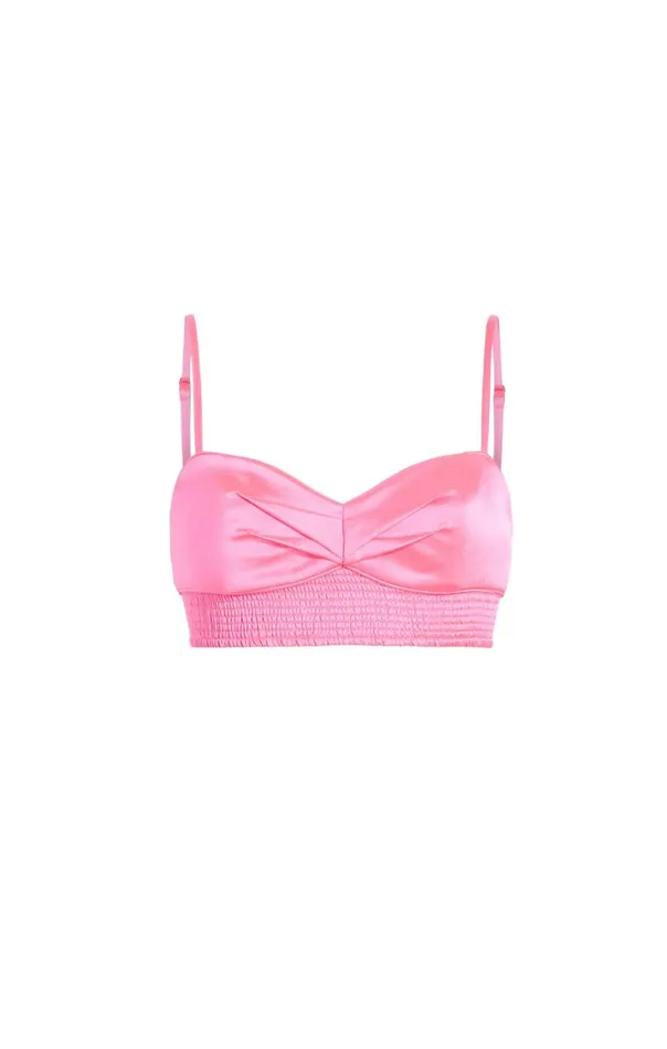 Women Nikola Top Electricpink Cinq Sept Tank Tops and Camisoles