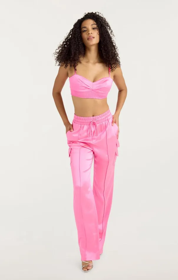 Women Nikola Top Electricpink Cinq Sept Tank Tops and Camisoles