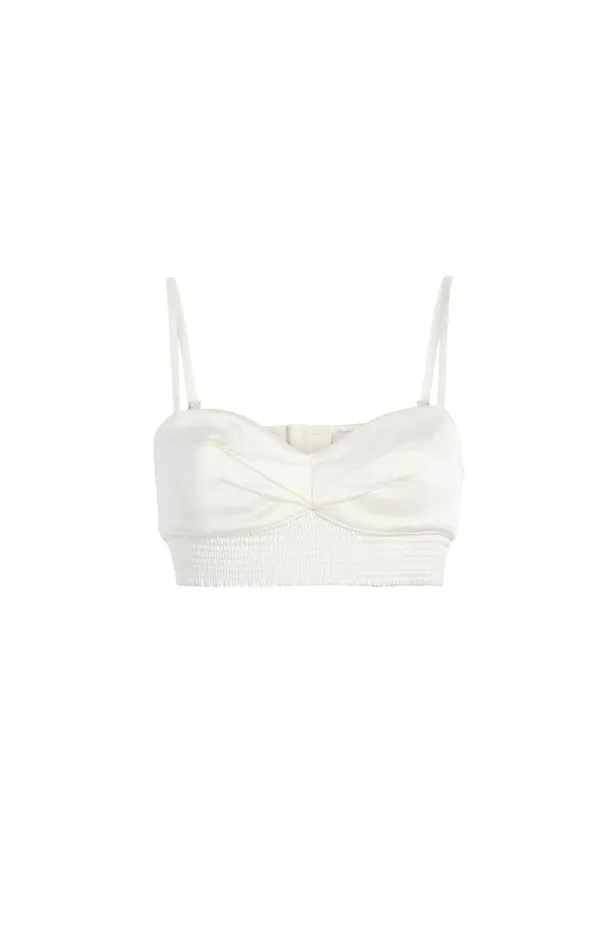 Women Nikola Top Ivory Cinq Sept Tank Tops and Camisoles
